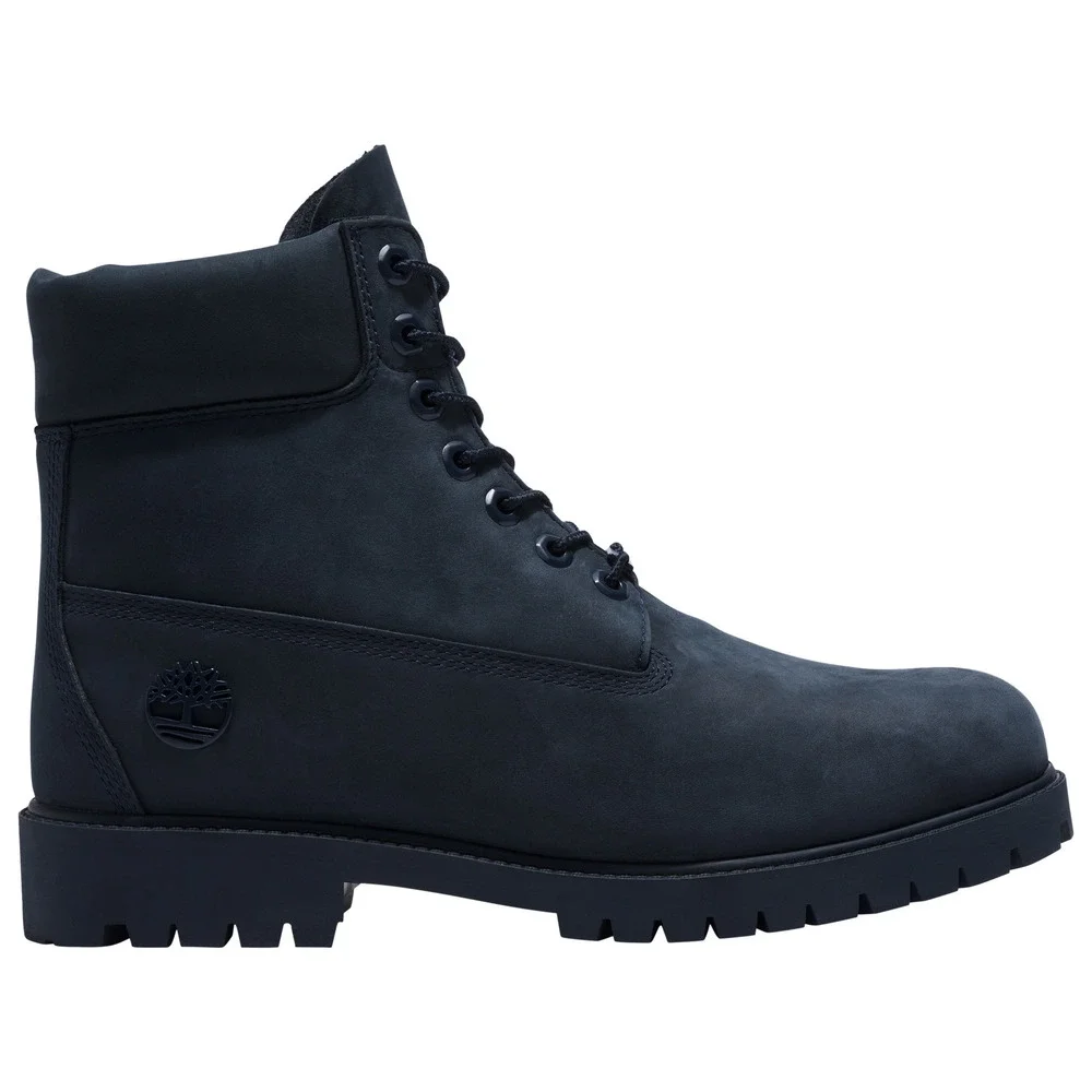 Timberland Navy Blue Leather Lace-Up Men's Boots